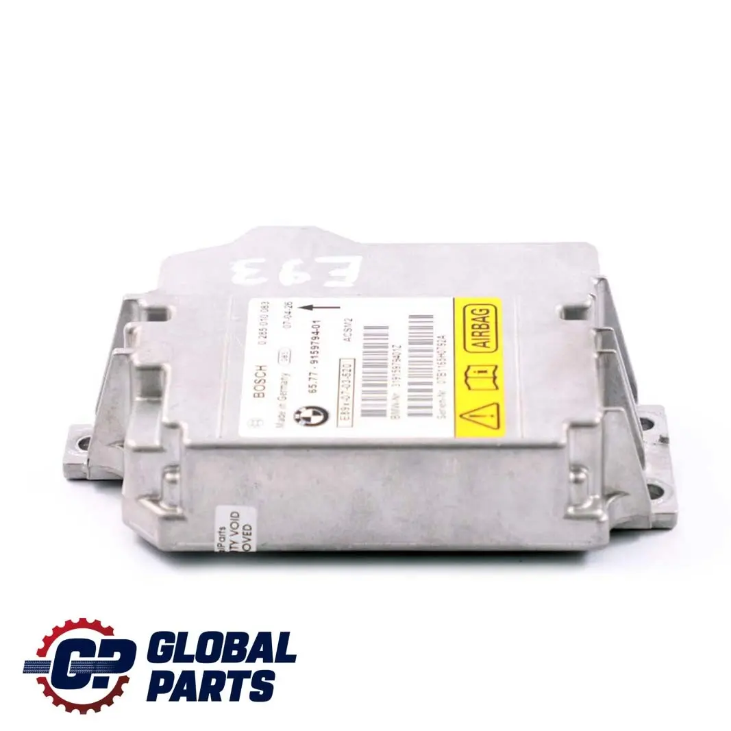 BMW 3 Series E93 Cabrio Airbag Control Unit Module ECU 6577 - SKU 9159794 - Part number 9159794