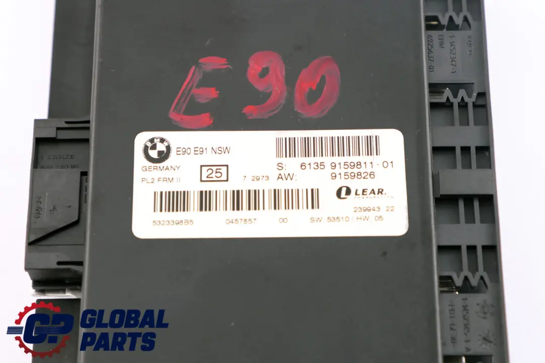 Moduł Sterownik Świateł (LCM) do BMW E91 o numerze 9159811 BMW E91 Moduł Sterownik Świateł (LCM) - SKU 9159811-1 - Numer Części 9159811