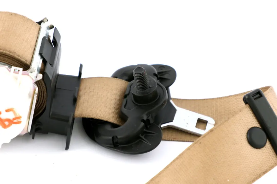 BMW E90 E91 LCI Ceinture de Sécurité Supérieure Avant Droite Beige - SKU 9160106 - Numéro de pièce 9160106