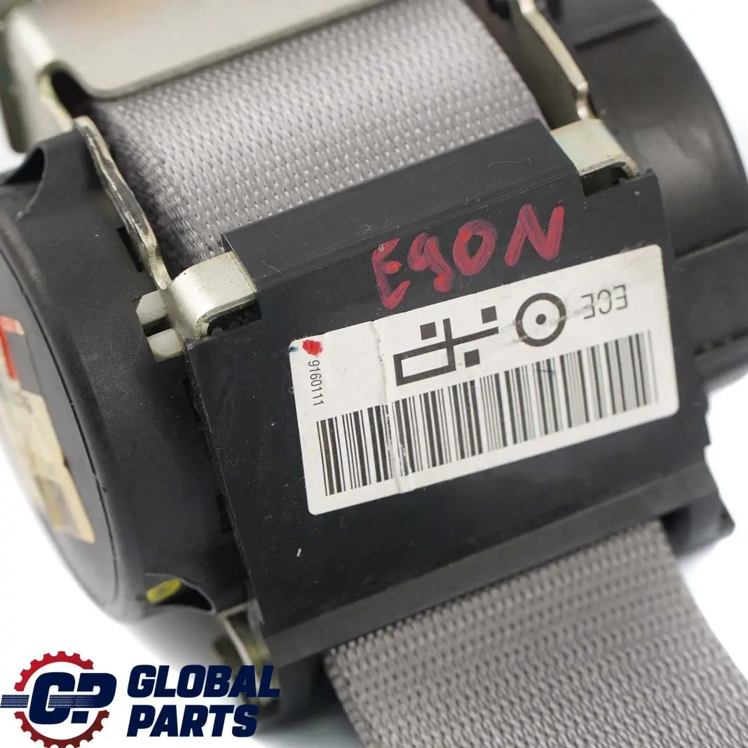 BMW 3 E90 LCI Berline Ceinture de Securite Arriere Centre Gris - SKU 9160111 - Numéro de pièce 9160111