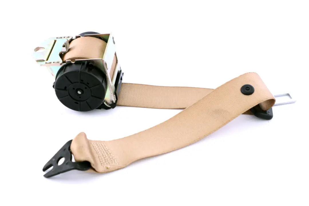 Centre Upper Belt Beige to BMW 3 Series E90 LCI Rear with Part number 9160113 BMW 3 Series E90 LCI Rear Centre Upper Belt Beige - SKU 9160113 - Part number 9160113