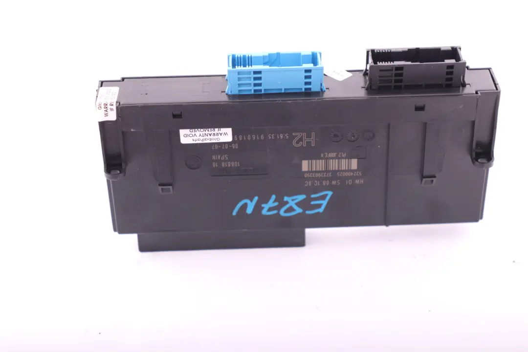 ECU Module de controle du corps H2 ECU pour BMW 1 Serie E87N LCI à propos du numéro de pièce 61359160189 BMW 1 Serie E87N LCI ECU Module de controle du corps H2 ECU - SKU 9160189 - Numéro de pièce 61359160189