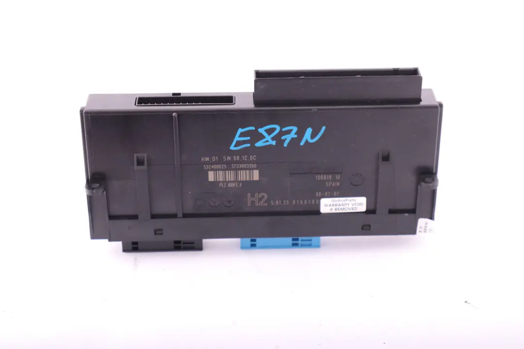 BMW 1 Series E87 LCI ECU Body Control Module H2 ECU - SKU 9160189 - Part number 61359160189