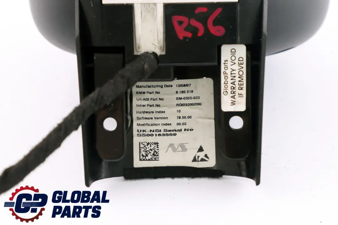 Mini Cooper One R56 R57 R59 R60 R61 Compte-Tours Colonne Billant - SKU 9160219 - Numéro de pièce 9160219