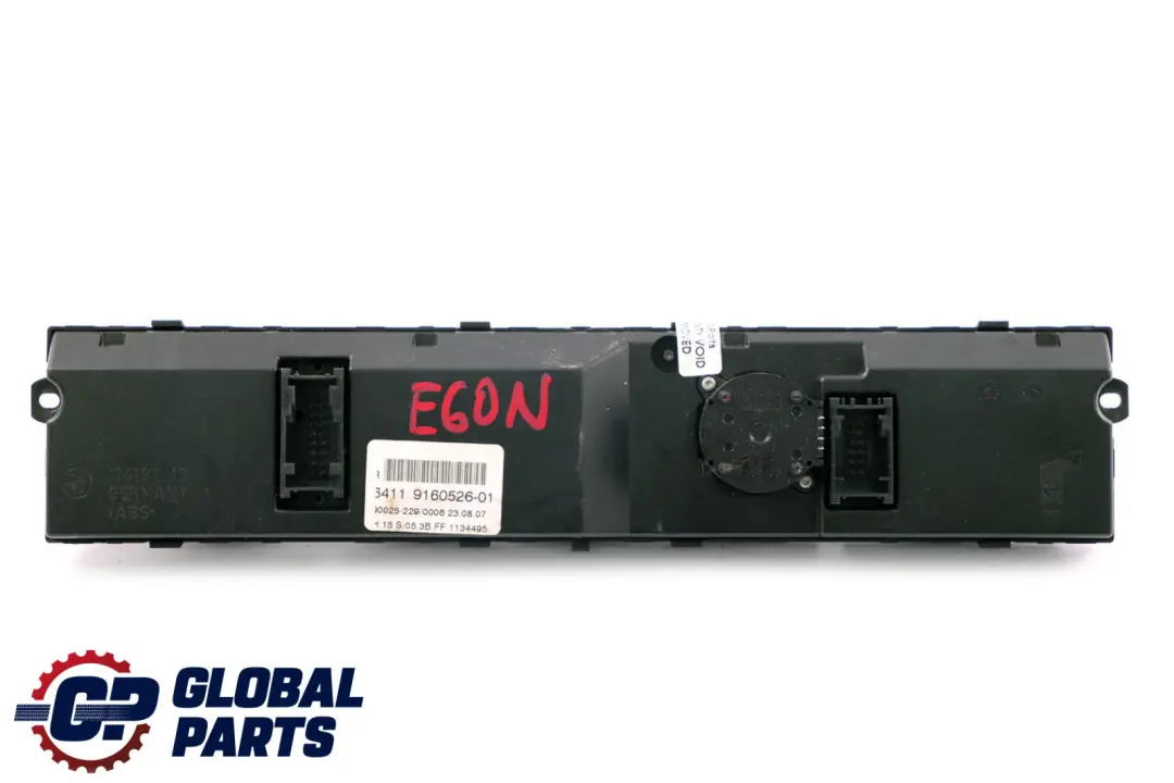 Basis Automatic Air Conditioning Control Unit to BMW 5 Series E60 LCI E61 LCI with Part number 9160526 BMW 5 Series E60 LCI E61 LCI Basis Automatic Air Conditioning Control Unit - SKU 9160526 - Part number 9160526
