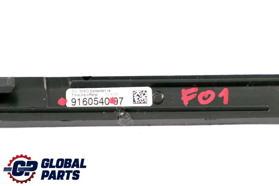 BMW 7 Series F01 F02 Centre Console Decor Trim Right O/S Wood Fineline Natural - SKU 9160540 - Part number 9160540