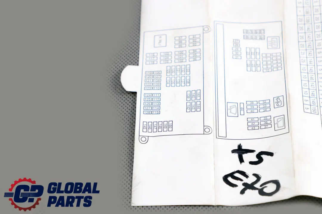 Mapa De La Caja De Fusibles Agrupación para BMW X5 E70 con número de pieza 6822530 BMW X5 E70 Mapa De La Caja De Fusibles Agrupación - SKU 9160591 - Número de pieza 6822530