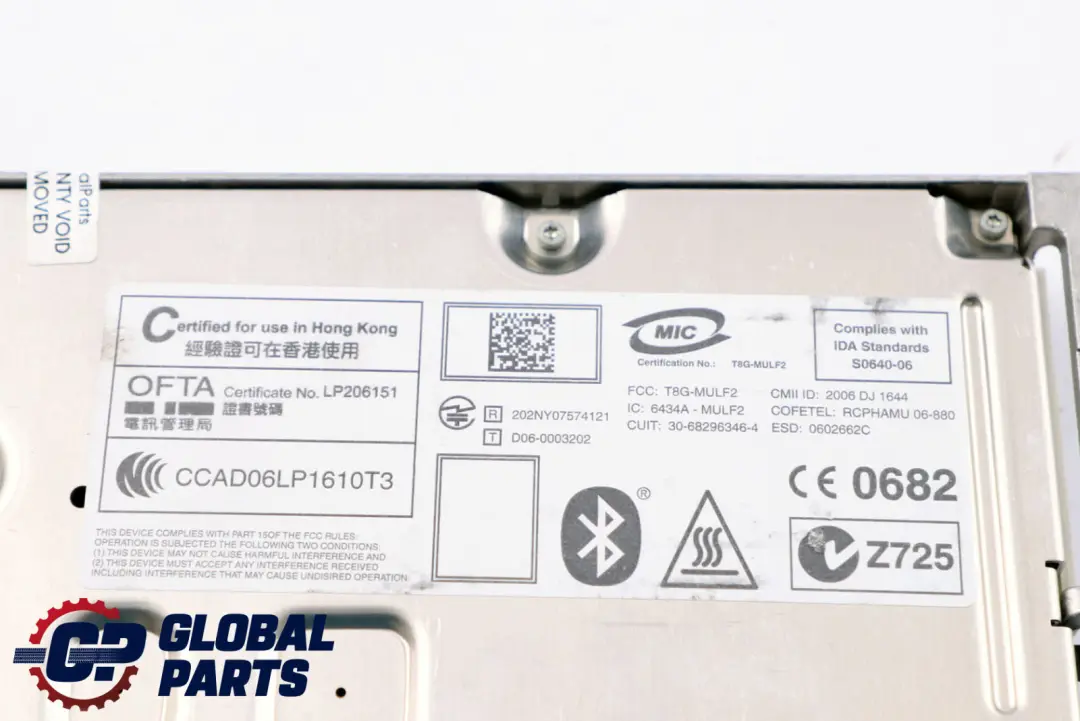 Elettronica Vivavoce Ricarica MULF2 per BMW E81 E87 E90 E91 con numero di parte 9162982 BMW E81 E87 E90 E91 Elettronica Vivavoce Ricarica MULF2 - SKU 9162982 - Numero di parte 9162982