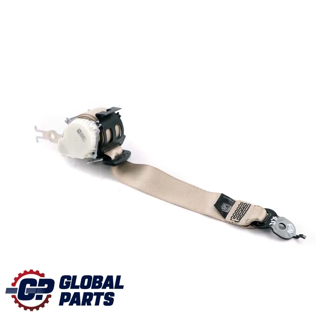 Cinturón de seguridad trasero derecho Oyster para BMW 5 Serie 7 F01 F10 con número de pieza 9163240 BMW 5 Serie 7 F01 F10 Cinturón de seguridad trasero derecho Oyster - SKU 9163240 - Número de pieza 9163240