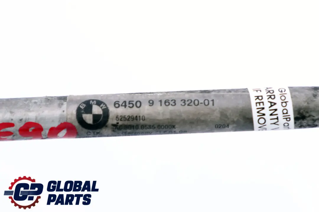 Pressure Hose Compressor Condenser to BMW E82 135i E90 E91 335i with Part number 9163320 BMW E82 135i E90 E91 335i Pressure Hose Compressor Condenser - SKU 9163320 - Part number 9163320