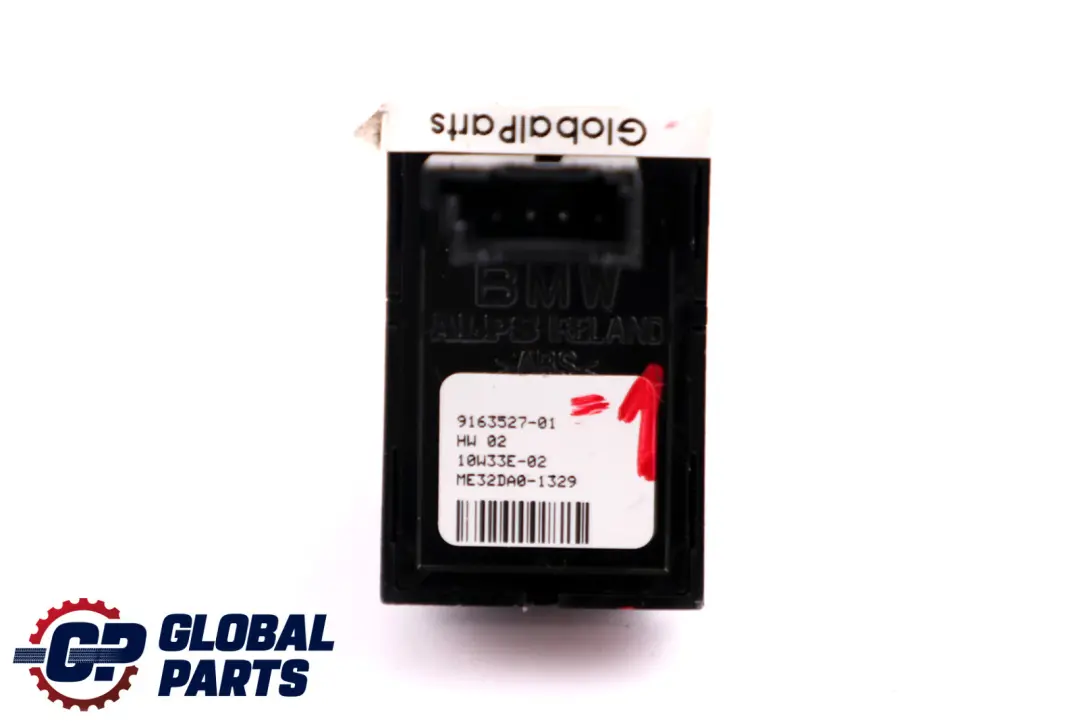 Interruptor Elevalunas Boton Negro para BMW F10 F11 F12 F13 con número de pieza 9163527 BMW F10 F11 F12 F13 Interruptor Elevalunas Boton Negro - SKU 9163527-1 - Número de pieza 9163527