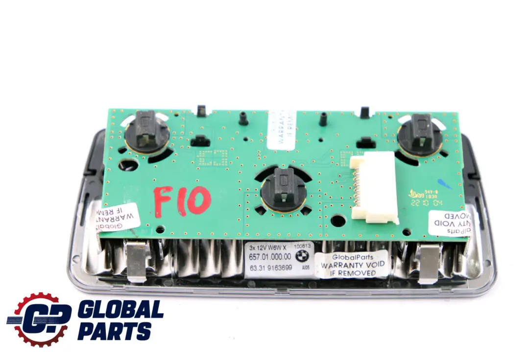 BMW F10 F11 Lampada Lettura Interni Posteriore Mitte6331 - SKU 9163699 - Numero di parte 9163699