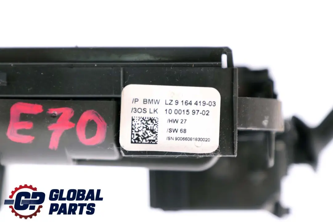 BMW X5 E70 E70N LCI Schalter Cluster Lenksäule Wischer Stiel - SKU 9164419 - Teilenummer 9164419