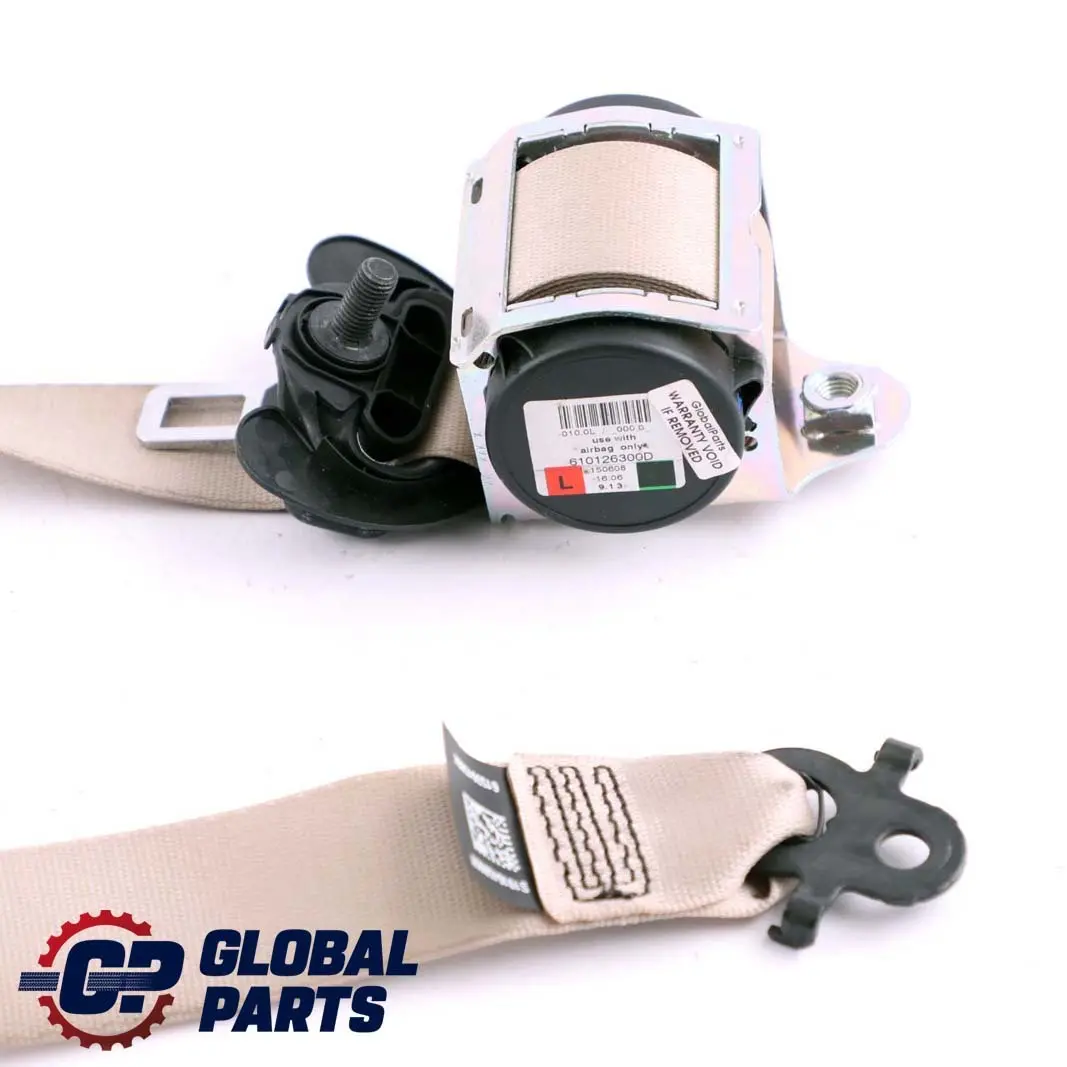 Cinturón seguridad superior delantero izquierdo Oyster para BMW F01 F02 F10 F11 con número de pieza 9164509 BMW F01 F02 F10 F11 Cinturón seguridad superior delantero izquierdo Oyster - SKU 9164509 - Número de pieza 9164509