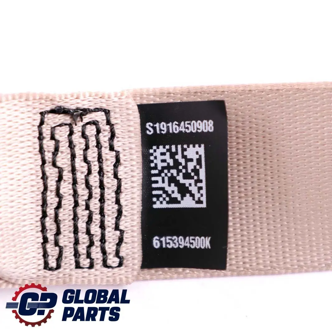 Upper Belt Front Left N/S Seatbelt Oyster to BMW F01 F02 F10 F11 Seat with Part number 9164509 BMW F01 F02 F10 F11 Seat Upper Belt Front Left N/S Seatbelt Oyster - SKU 9164509 - Part number 9164509