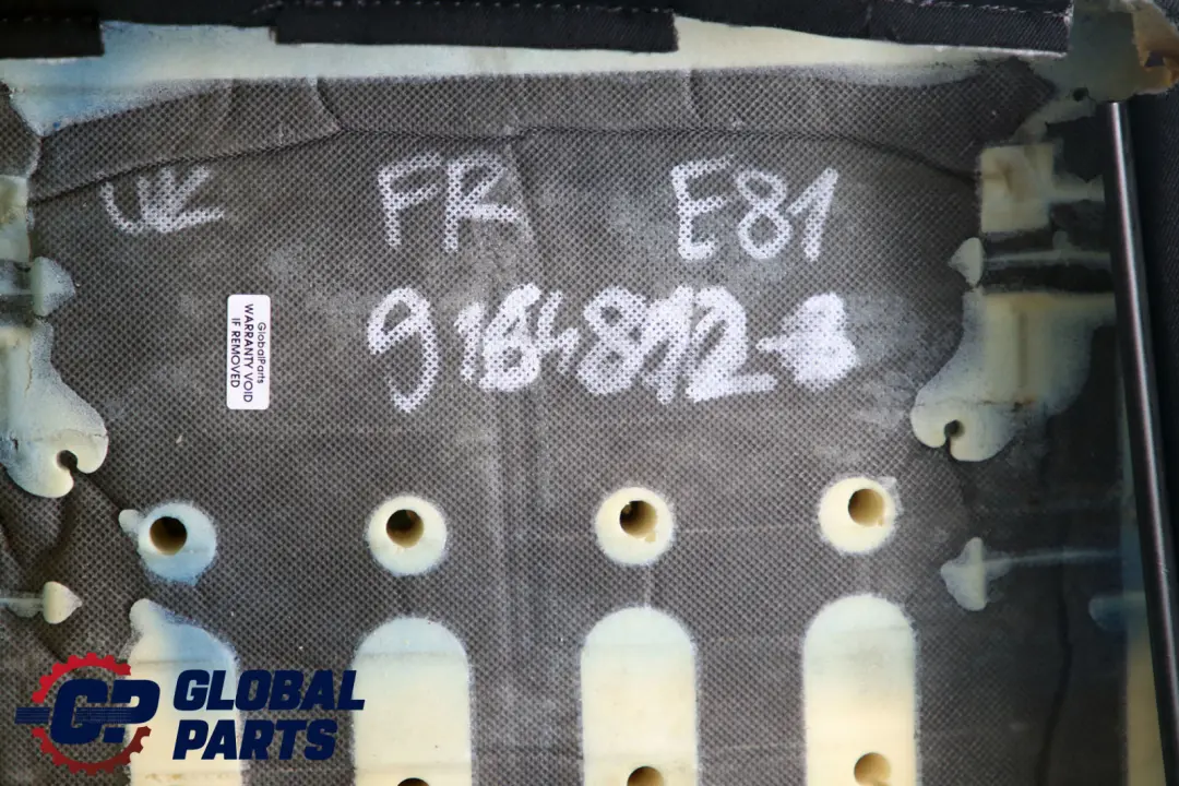 BMW E81 E82 Réseau de tissu de tissu de dossier intérieur avant droit - SKU 9164812 - Numéro de pièce 9164812