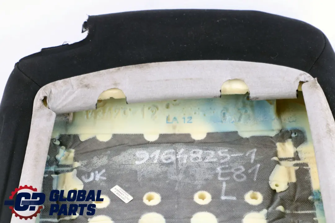 BMW 1 Reihe E81 E82 Vornsitz Links Lehne Bezug Stoff Elektra Anthrazit - SKU 9164825-1 - Teilenummer 9164825