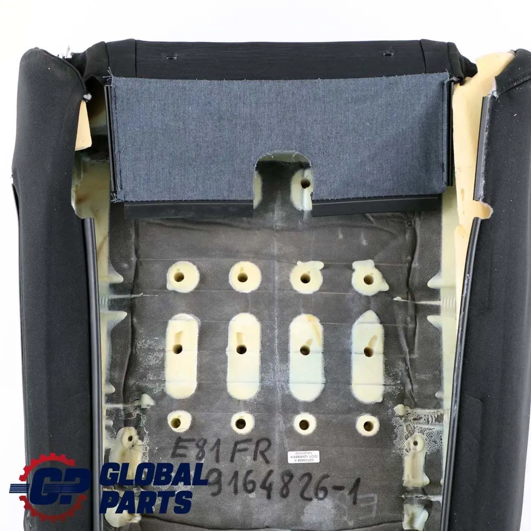 Front Right O/S Cloth Elektra Interior Cover Backrest to BMW 1 Series E81 E82 with Part number 9164826 BMW 1 Series E81 E82 Front Right O/S Cloth Elektra Interior Cover Backrest - SKU 9164826-1 - Part number 9164826