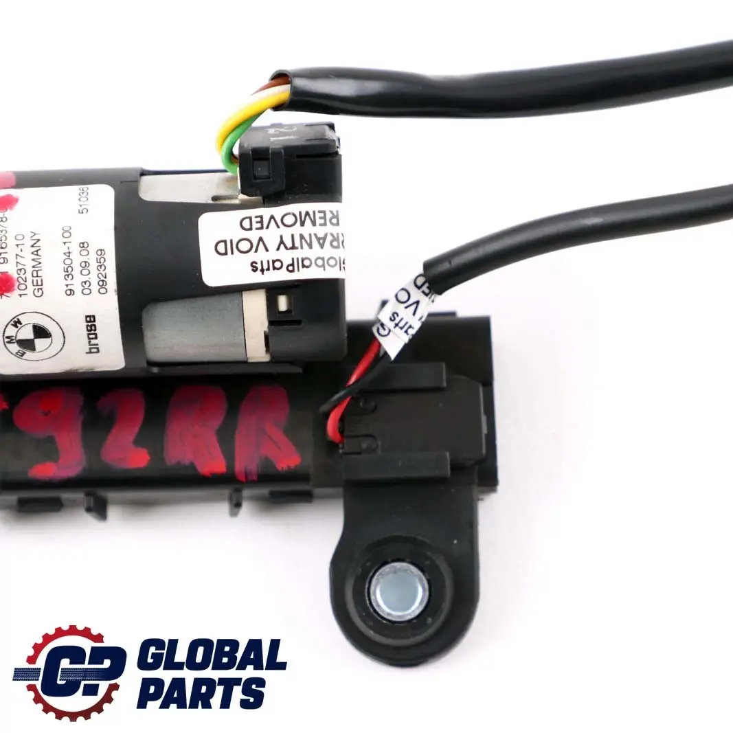 BMW E92 Delantero Derecho Conductor Cinturon De Seguridad Entrega 9165378 - SKU 9165378-2 - Número de pieza 7330780