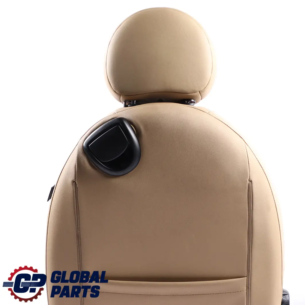 Beige Leather Front Left N/S Seat to Mini Cooper One R55 R56 with Part number 9165409 Mini Cooper One R55 R56 Beige Leather Front Left N/S Seat - SKU 9165409 - Part number 9165409