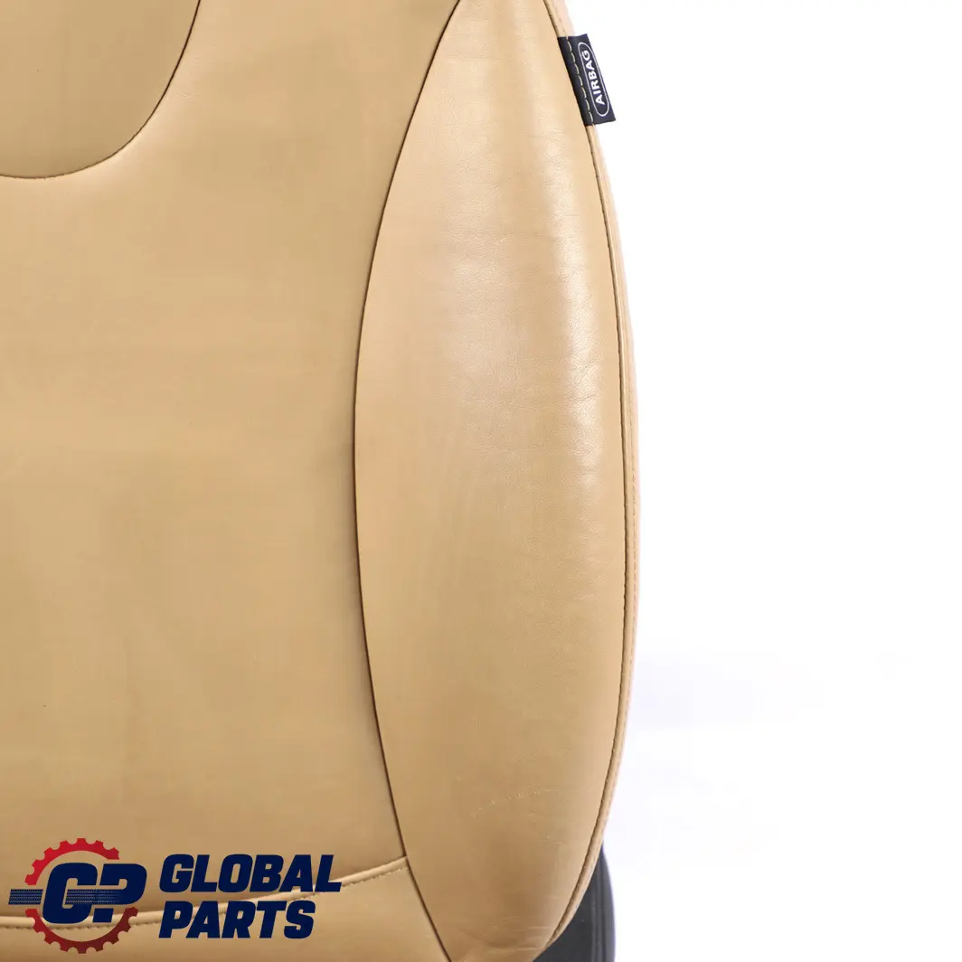Beige Leather Front Left N/S Seat to Mini Cooper One R55 R56 with Part number 9165409 Mini Cooper One R55 R56 Beige Leather Front Left N/S Seat - SKU 9165409 - Part number 9165409