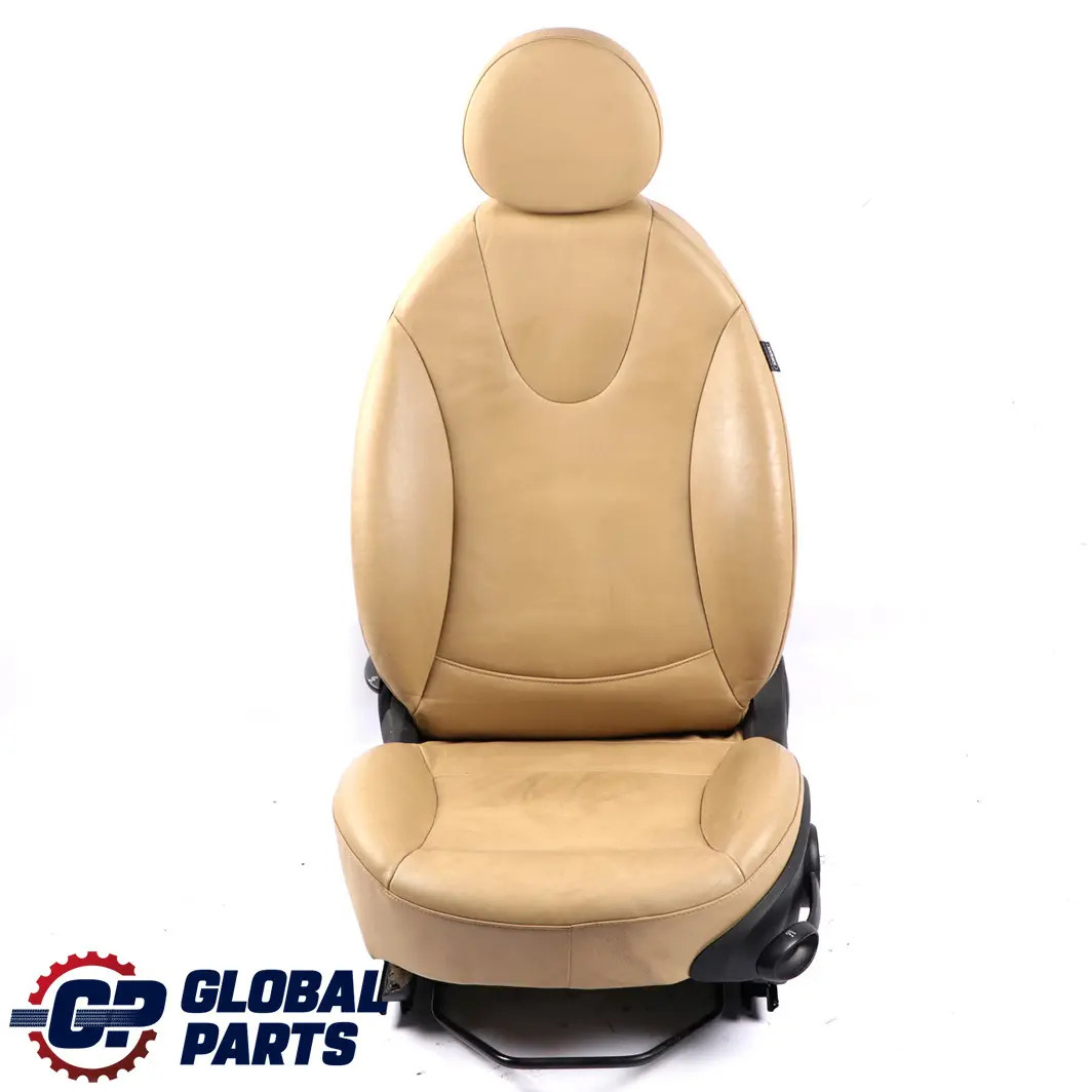 Mini Cooper One R55 R56 Beige Leather Front Left N/S Seat - SKU 9165409 - Part number 9165409