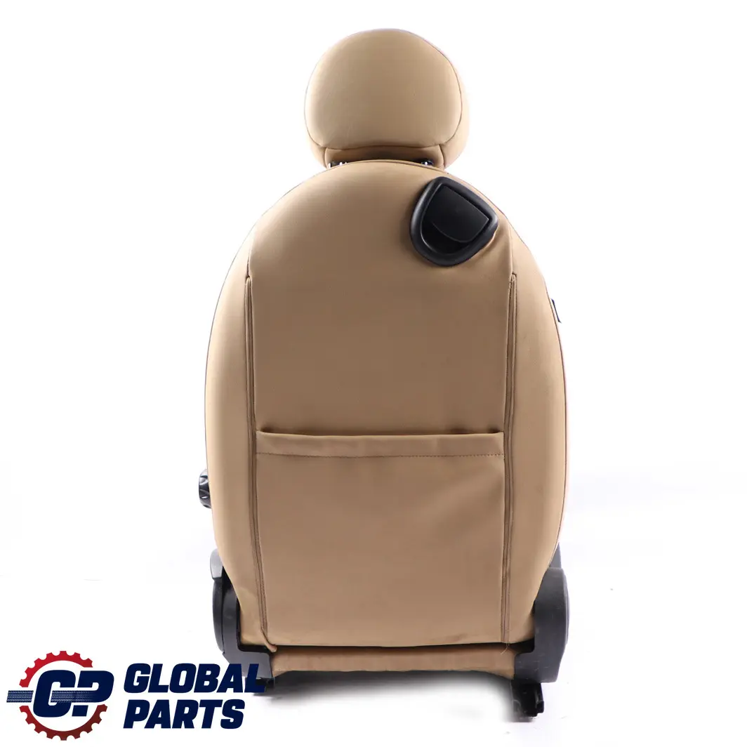 Beige Leather Front Right O/S Seat to Mini Cooper One R55 R56 with Part number 9165410 Mini Cooper One R55 R56 Beige Leather Front Right O/S Seat - SKU 9165410 - Part number 9165410