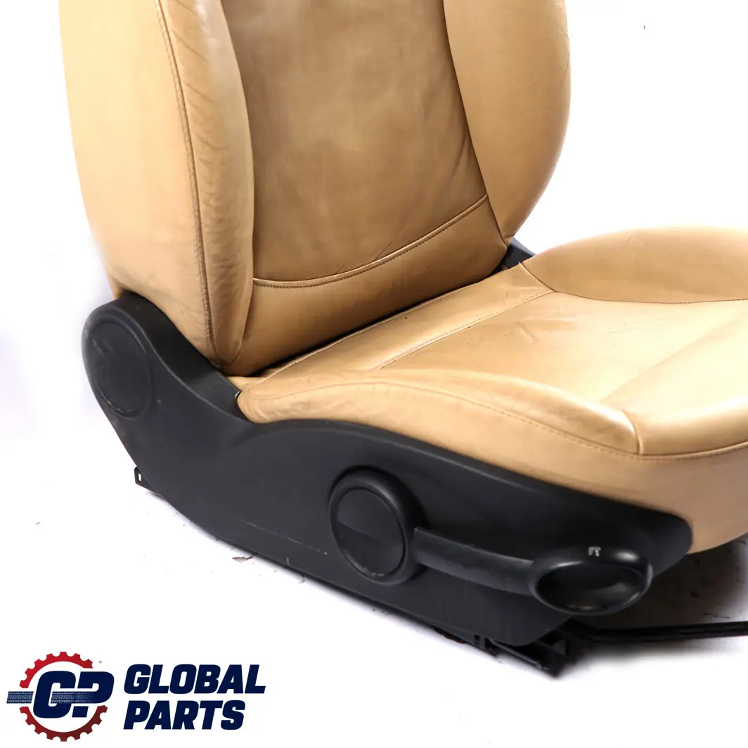 Beige Leather Front Right O/S Seat to Mini Cooper One R55 R56 with Part number 9165410 Mini Cooper One R55 R56 Beige Leather Front Right O/S Seat - SKU 9165410 - Part number 9165410