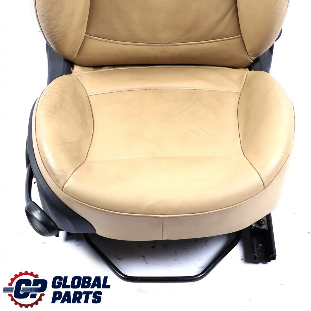 Beige Leather Front Right O/S Seat to Mini Cooper One R55 R56 with Part number 9165410 Mini Cooper One R55 R56 Beige Leather Front Right O/S Seat - SKU 9165410 - Part number 9165410