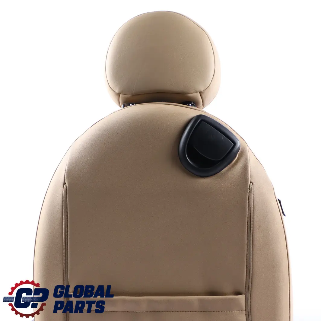 Beige Leather Front Right O/S Seat to Mini Cooper One R55 R56 with Part number 9165410 Mini Cooper One R55 R56 Beige Leather Front Right O/S Seat - SKU 9165410 - Part number 9165410