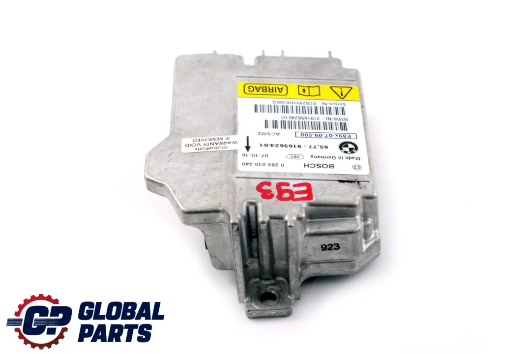Module Control Unit Module ECU BMW E93 Air - SKU 9165624 - Part number 9189906