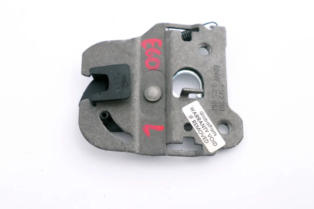 Bloqueo Base Asiento Izquierdo Pieza para BMW E60 E60 LCI con número de pieza 7142261 BMW E60 E60 LCI Bloqueo Base Asiento Izquierdo Pieza - SKU 9165861 - Número de pieza 7142261