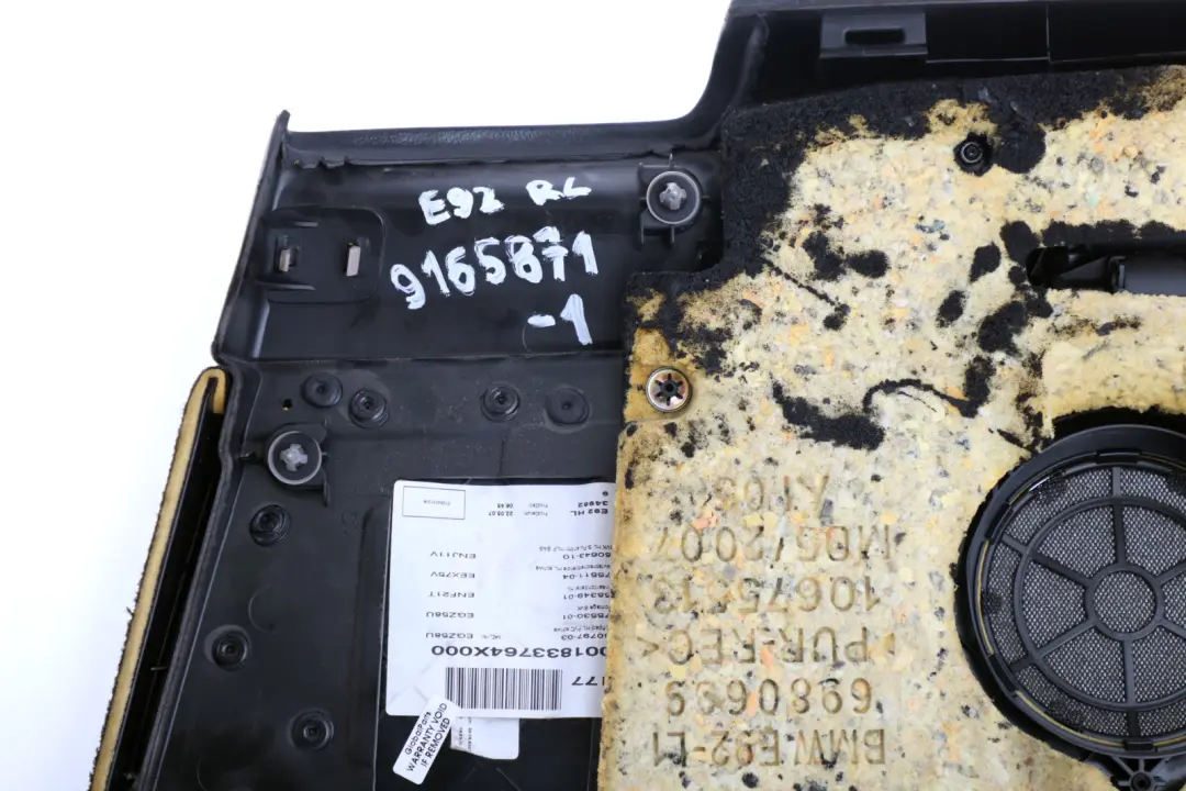 Seitenverkleidung Stoff Hinten Links Anthrazit für BMW 3 er E92 1 mit Teilenummer 9165871 BMW 3 er E92 1 Seitenverkleidung Stoff Hinten Links Anthrazit - SKU 9165871-1 - Teilenummer 9165871