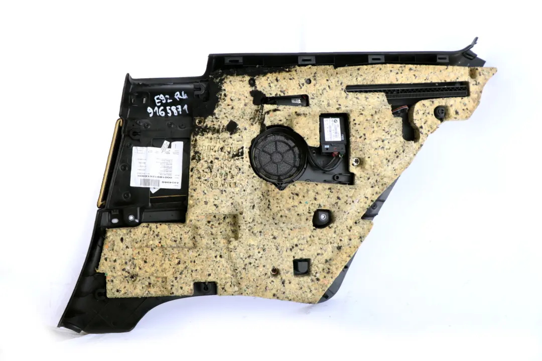 Seitenverkleidung Stoff Hinten Links Anthracit für BMW 3 er E92 mit Teilenummer 9165871 BMW 3 er E92 Seitenverkleidung Stoff Hinten Links Anthracit - SKU 9165871 - Teilenummer 9165871