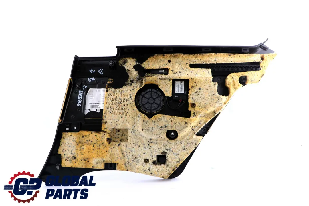 BMW 3 er E92 Coupe Seitenverkleidung Hinten Links Anthrazit Fluid Linea - SKU 9165913-2 - Teilenummer 9165913