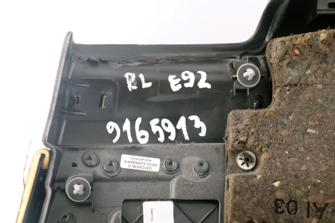 BMW E92 Boczek drzwi lewy tył antrazit - SKU 9165913 - Numer Części 9165913