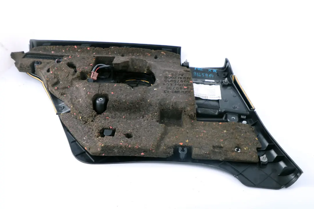 Door Card Lining Black Anthracite Trim Panel Rear Right O/S to BMW 3 Series E92 with Part number 9165914 BMW 3 Series E92 Door Card Lining Black Anthracite Trim Panel Rear Right O/S - SKU 9165914 - Part number 9165914
