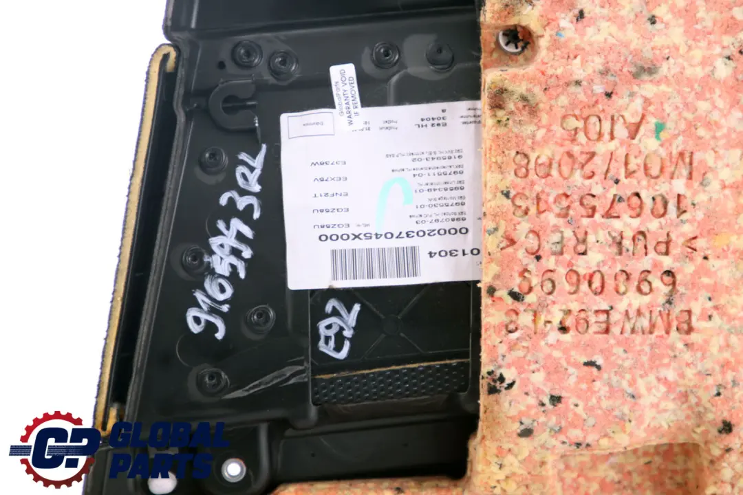 Trasero Izquierdo Lateral Panel Revestimiento Tela Alcantara para BMW Serie 3 E92 con número de pieza 9165943 BMW Serie 3 E92 Trasero Izquierdo Lateral Panel Revestimiento Tela Alcantara - SKU 9165943 - Número de pieza 9165943