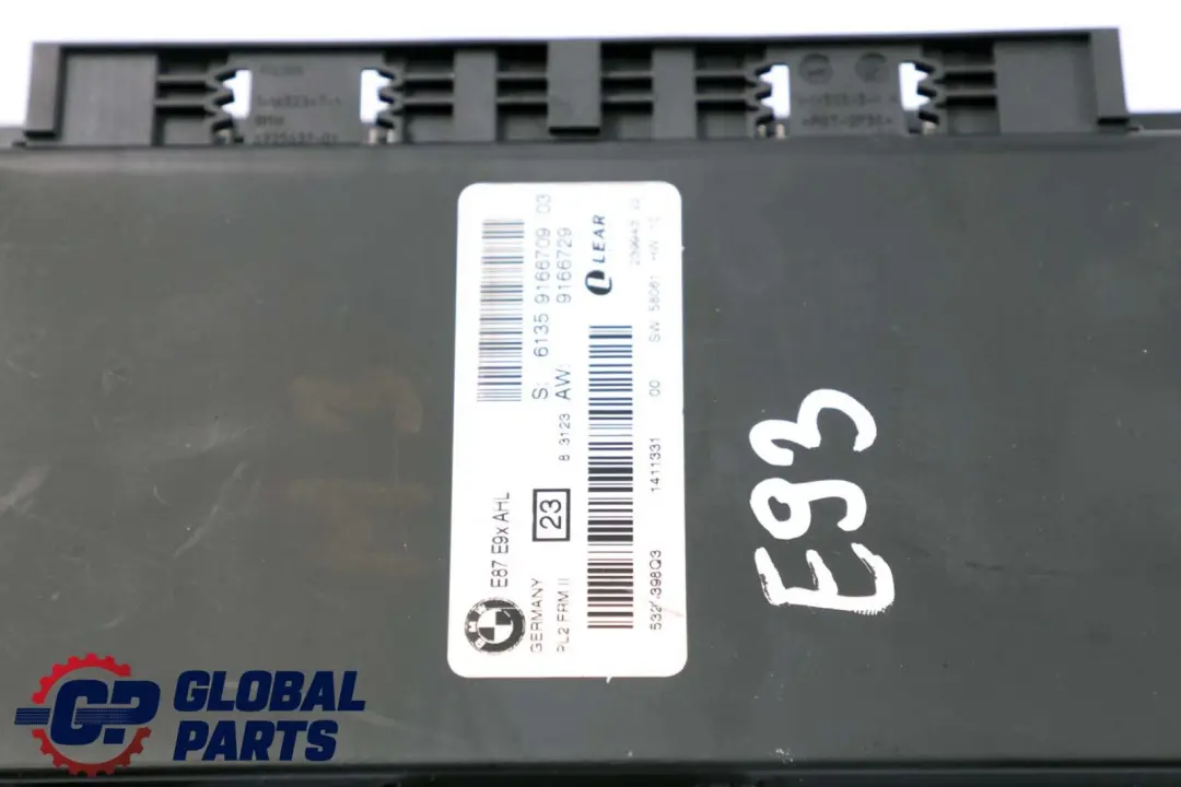 BMW 3 er E93 Fußraummodul Steuereinheit AHL PL2 FRMII 6135 - SKU 9166709-1 - Teilenummer 9166709