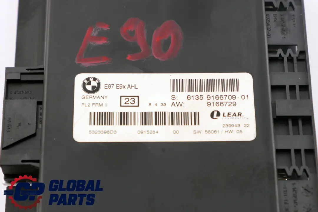 BMW E90 Fußraummodul Steuereinheit AHL PL2 FRMII 6135 - SKU 9166709 - Teilenummer 9166709