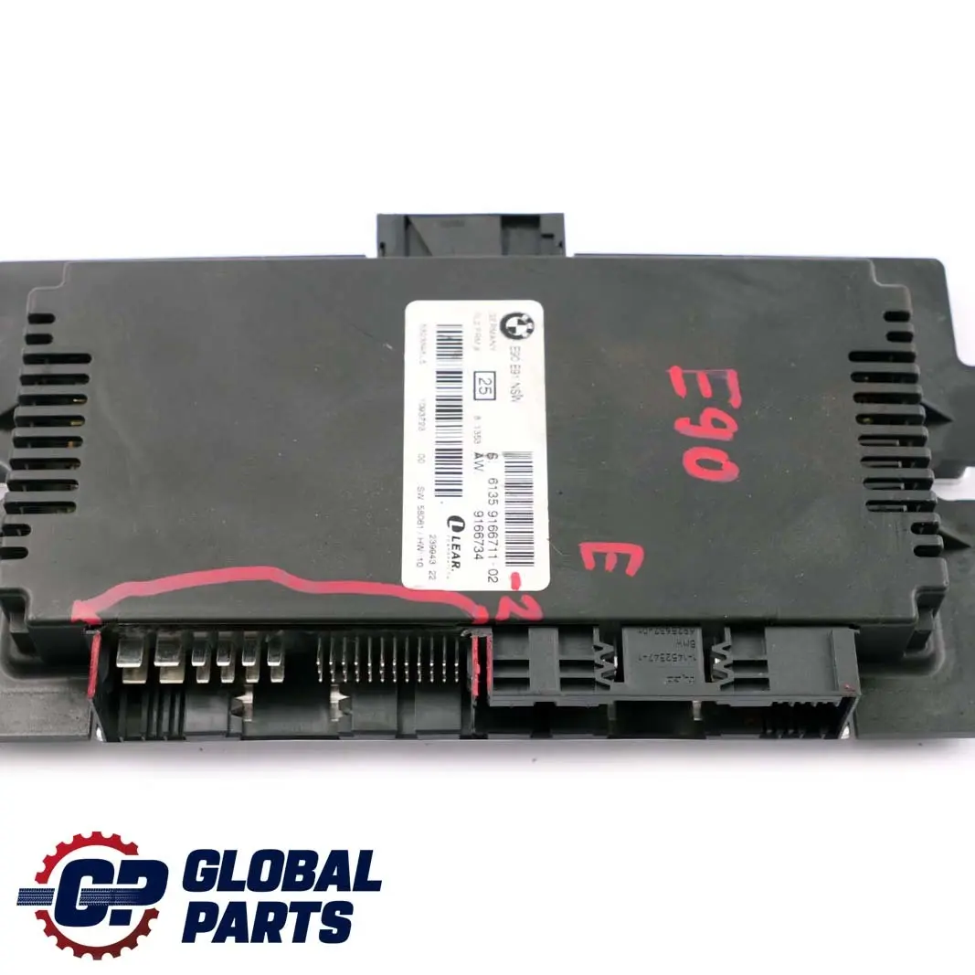 BMW 3 E91 2 Footwell Light Control Module ECU NSW PL2 FRM II Lear - SKU 9166711-2 - Part number 9166711