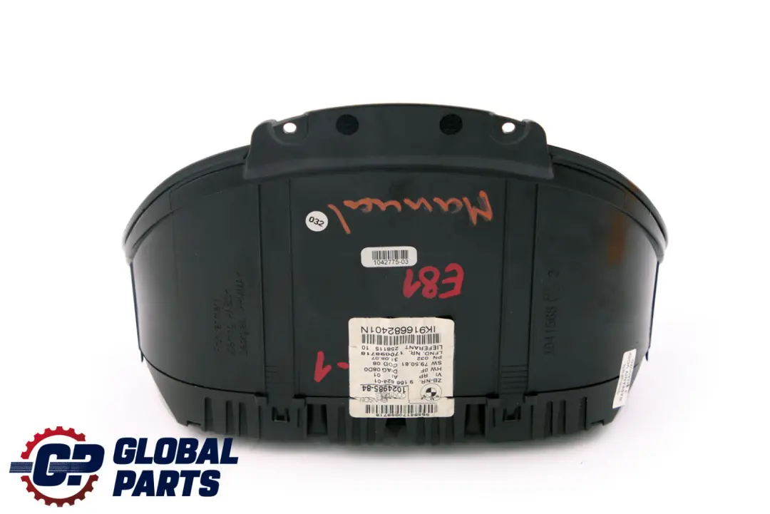 N47 Speedo Clocks Instruments Combination to BMW 1 Series E81 E87 LCI 120d with Part number 9166824 BMW 1 Series E81 E87 LCI 120d N47 Speedo Clocks Instruments Combination - SKU rhd-9166824-1 - Part number 9166824