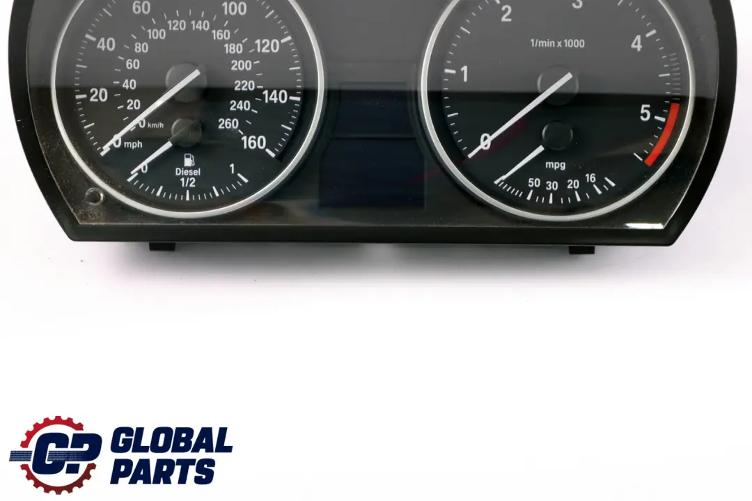 BMW 3er E90 E91 E92 Diesel Automatik Tacho Kombiinstrument - SKU 9166861-1 - Teilenummer 9166861