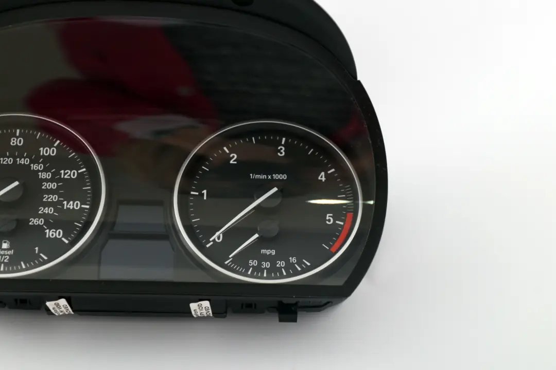 BMW E90 E91 E92 Diesel Manual Instrument Speedometer Clocks - SKU RHD-9166861 - Part number 9166861
