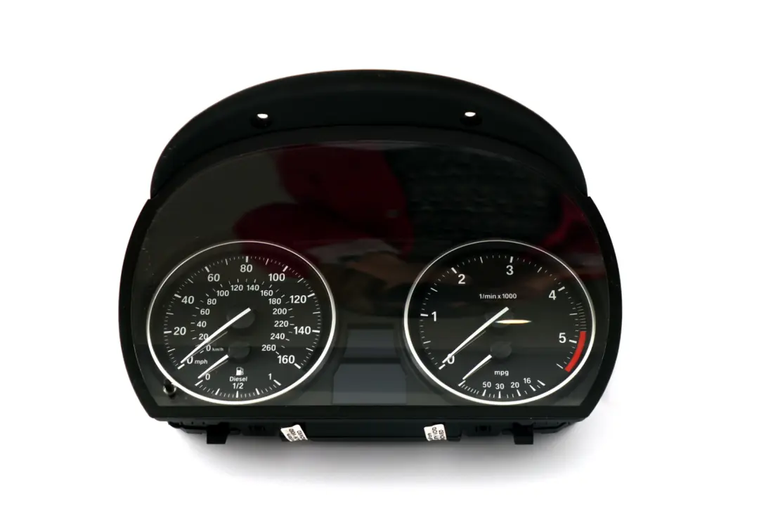BMW E90 E91 E92 Diesel Manual Instrument Speedometer Clocks - SKU RHD-9166861 - Part number 9166861