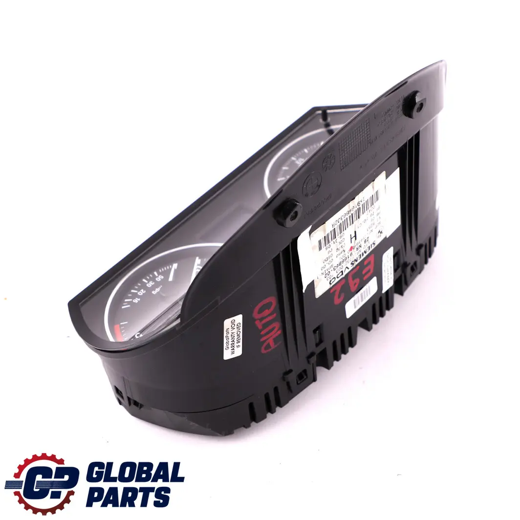 M57N2 Instrument Cluster Speedo Clocks Automatic to BMW 3 E90 E91 E92 335d with Part number 9166863 BMW 3 E90 E91 E92 335d M57N2 Instrument Cluster Speedo Clocks Automatic - SKU RHD-9166863 - Part number 9166863