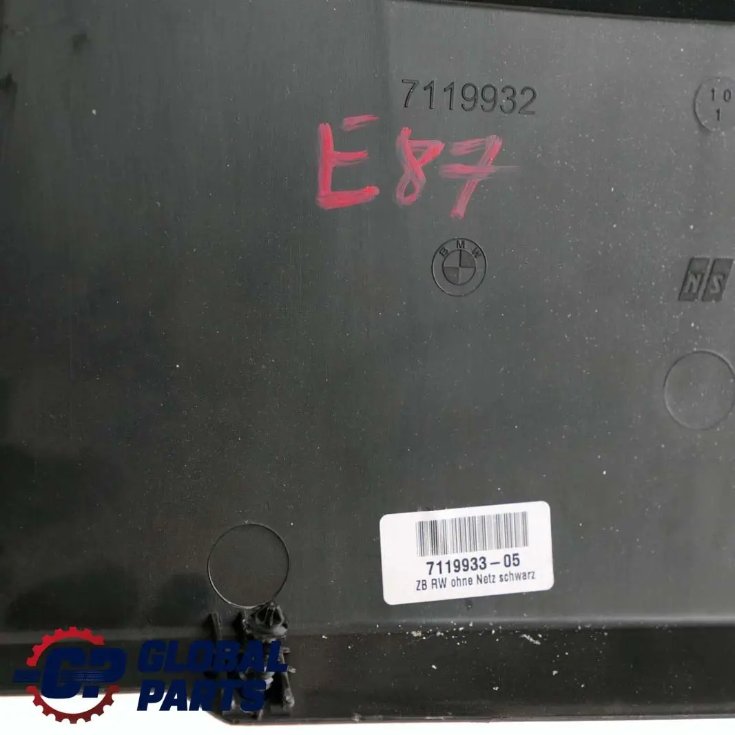  Panel Trasero Asiento BMW E81 E82 X1 E84 E87 E90 E91 E92 Bolsa Red Negro - SKU 9166908 - Número de pieza 9166908