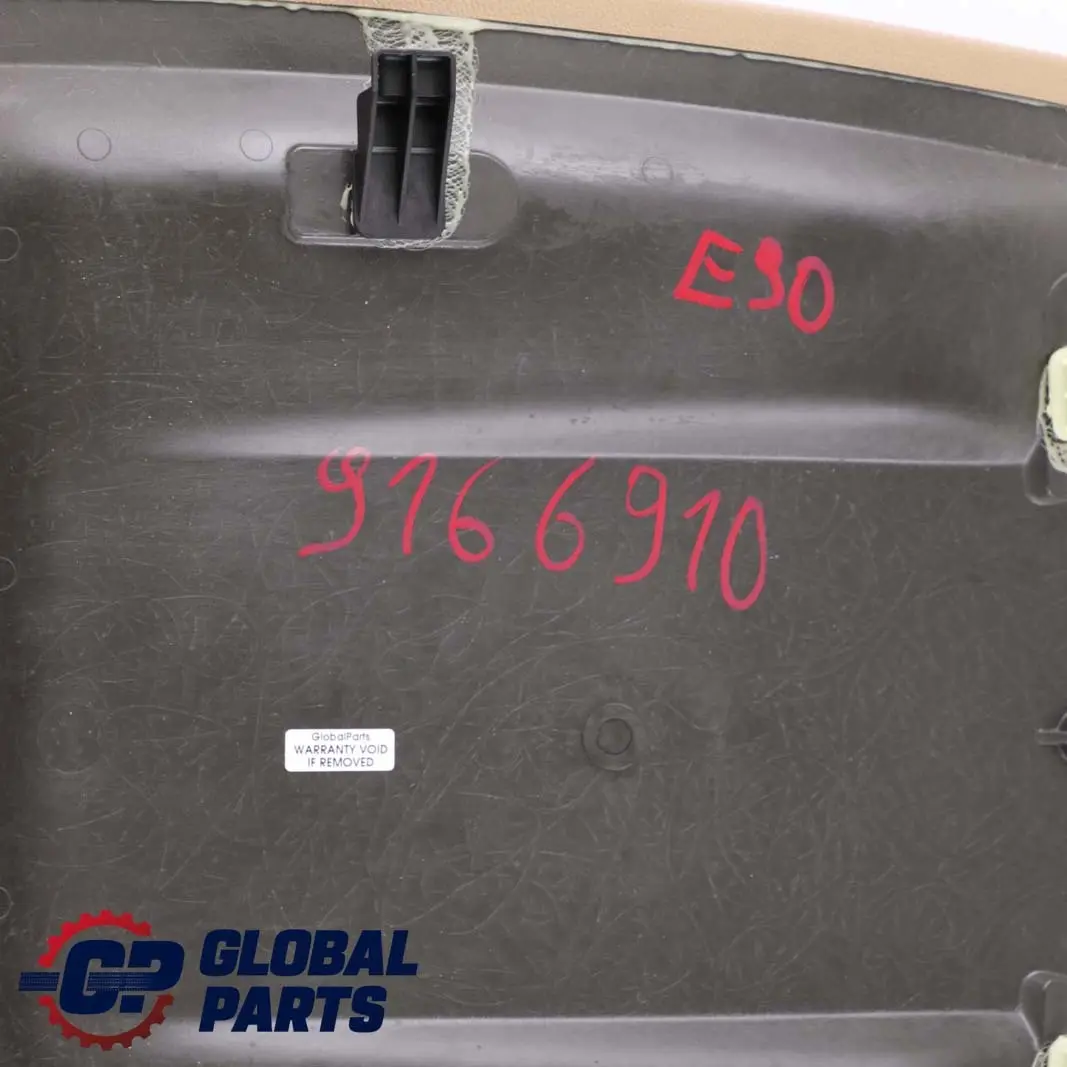 BMW E90 E91 LCI Rear Panel Seat Beige - SKU 9166910 - Part number 9166910