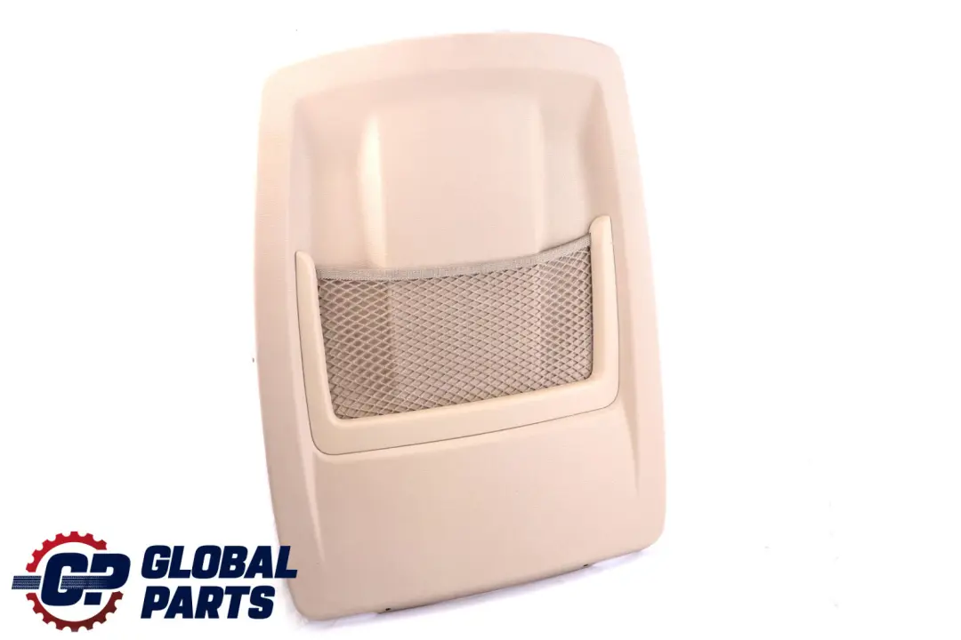 Panel Seat With Net Bag Cream Beige to BMW E92 LCI Rear with Part number 9166913 BMW E92 LCI Rear Panel Seat With Net Bag Cream Beige - SKU 9166913 - Part number 9166913