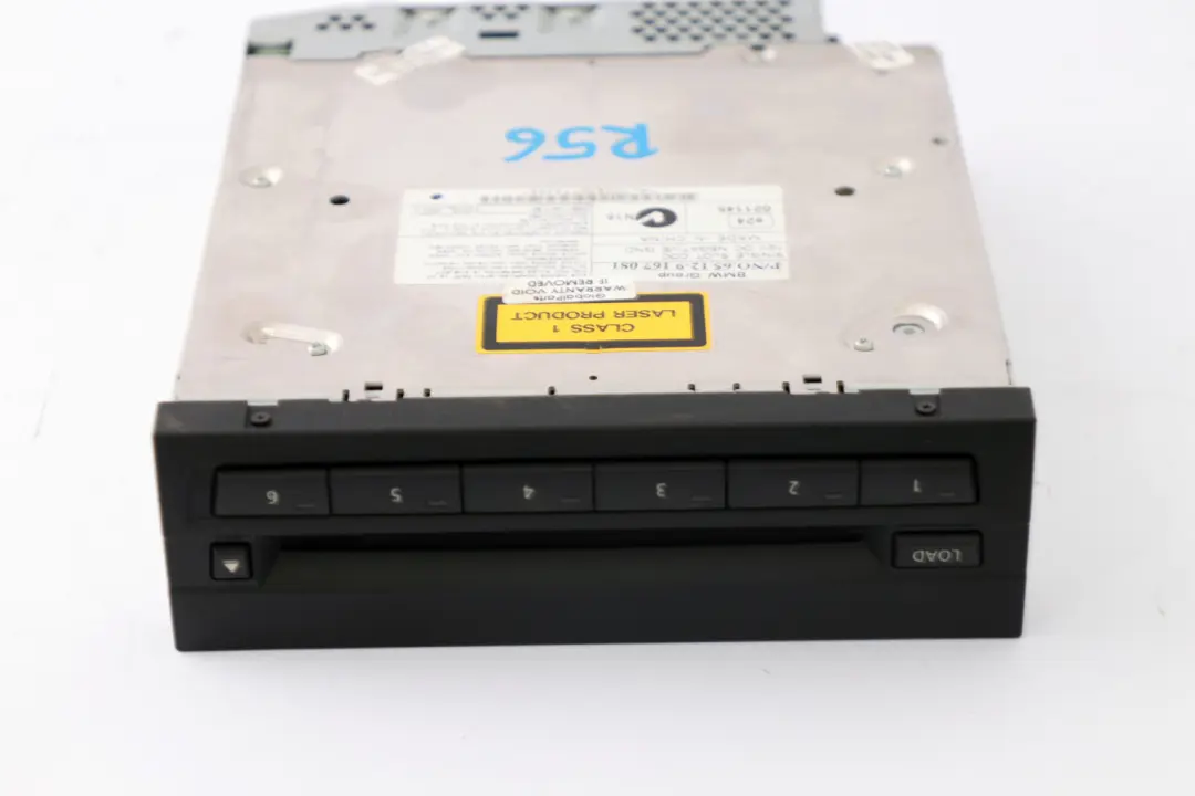 Changer 6 Disc Player to BMW Mini Cooper One R55 R56 R57 CD with Part number 9167081 BMW Mini Cooper One R55 R56 R57 CD Changer 6 Disc Player - SKU 9167081 - Part number 9167081